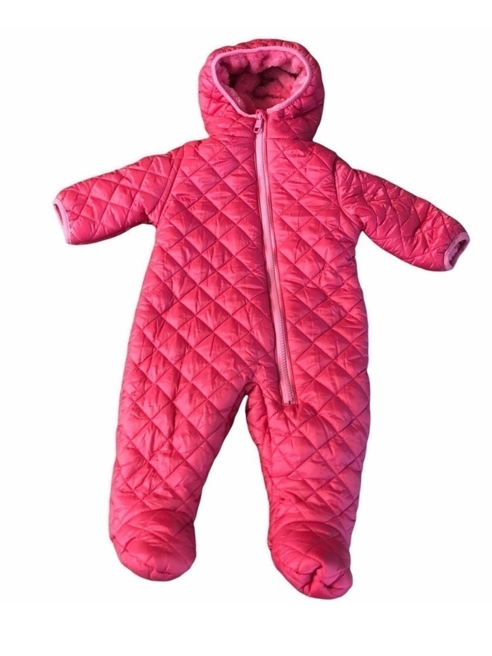 Jessica Simpson Pink Quilted Baby Snowsuit, 3-6 mo. NWT